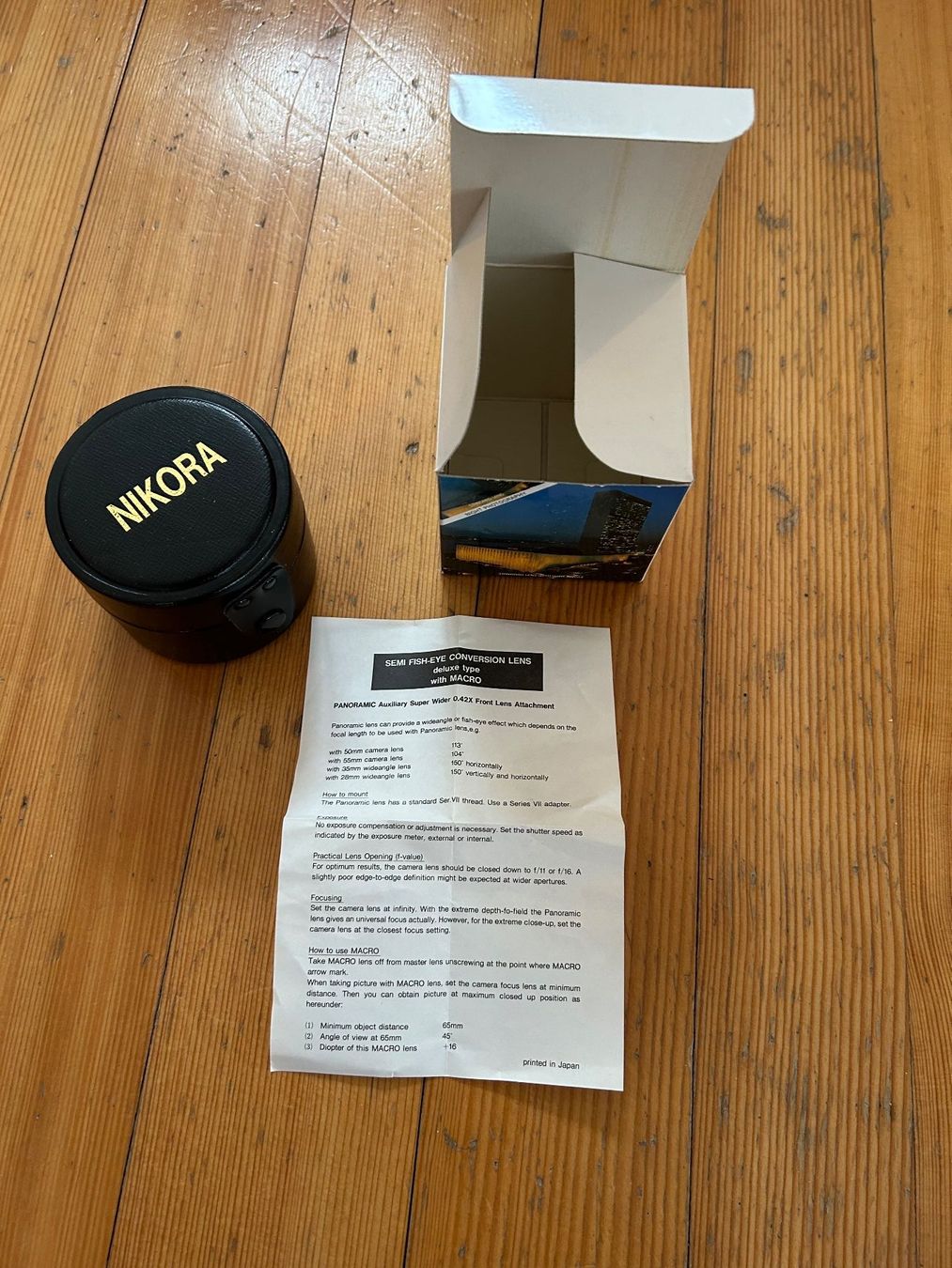 Objektive: Fischauge Nikora Super Wide 0.42x – Gebraucht aus Aarau von Tanichtis01 2