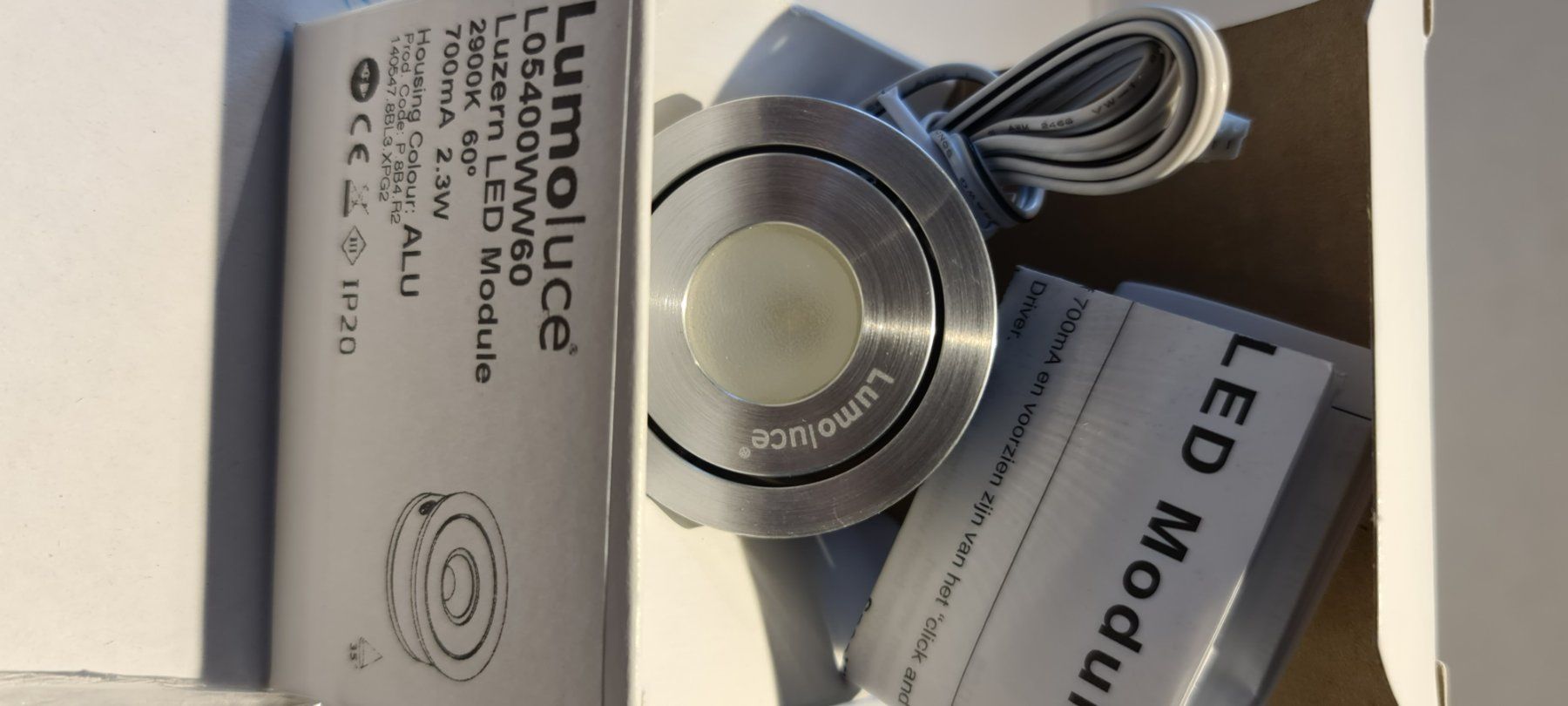 Lampade: Lumoluce LUZERN LED Einbauspot Möbeleinbau oder Deckeneinbau – Nuovo e nell'imballaggio originale da Uerkheim venduto da Kaufoption 3