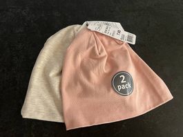 2er-Pack Baby-Mützen neu & unbenutzt
