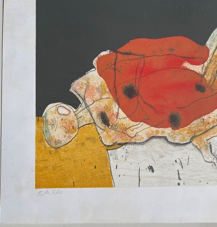 AUGUST STIMPFL LITHOGRAPHIE SIGNIERT NUMMERIERT 6