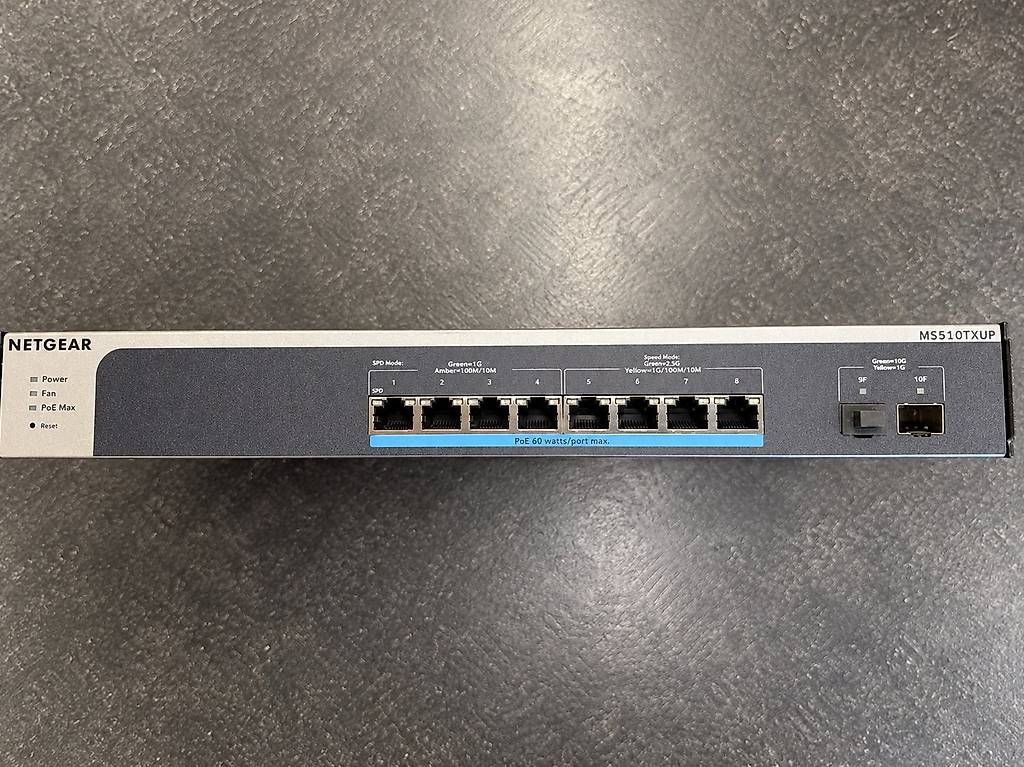 Netgear Hub & Switch: NETGEAR MS510TXUP 10G PoE++ Managed Switch - getestet – Usato da Schönenberg ZH venduto da s0pple 1
