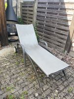 Sonnenliege Aluminium grau / Gartenliege
