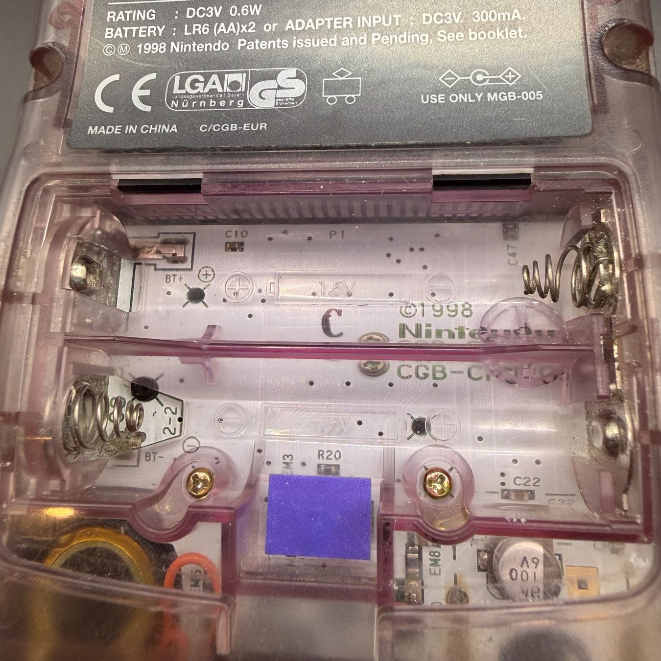 Nintendo Konsolen: Game Boy Color Transparent – Gebraucht aus Düdingen von Nerdworld 9