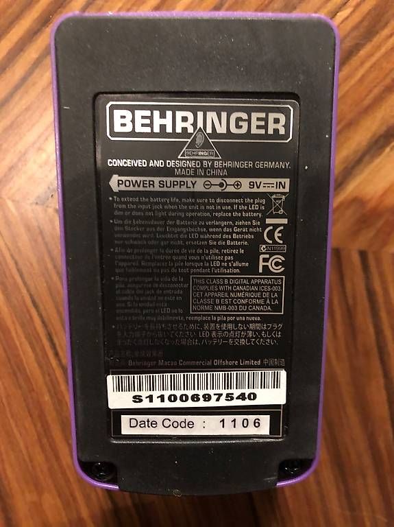 Strumenti musicali: Behringer FM600 Filter Machine - Auto Wah & Envelope Filter  – Usato da Basel venduto da cozycat 3