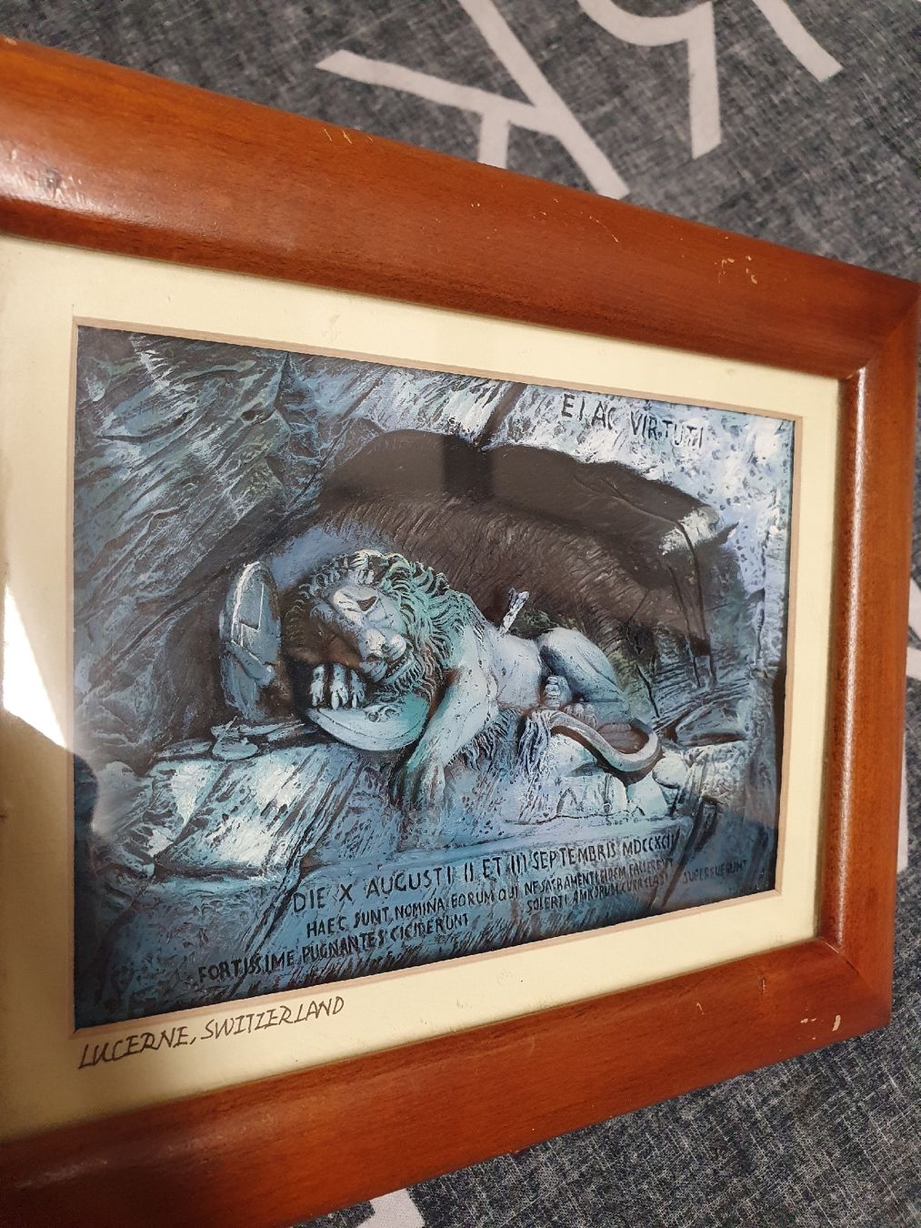 Poster & Bilder: Löwendenkmal Luzern Bild Kunst – Gebraucht aus Herznach von VwGolfer 1