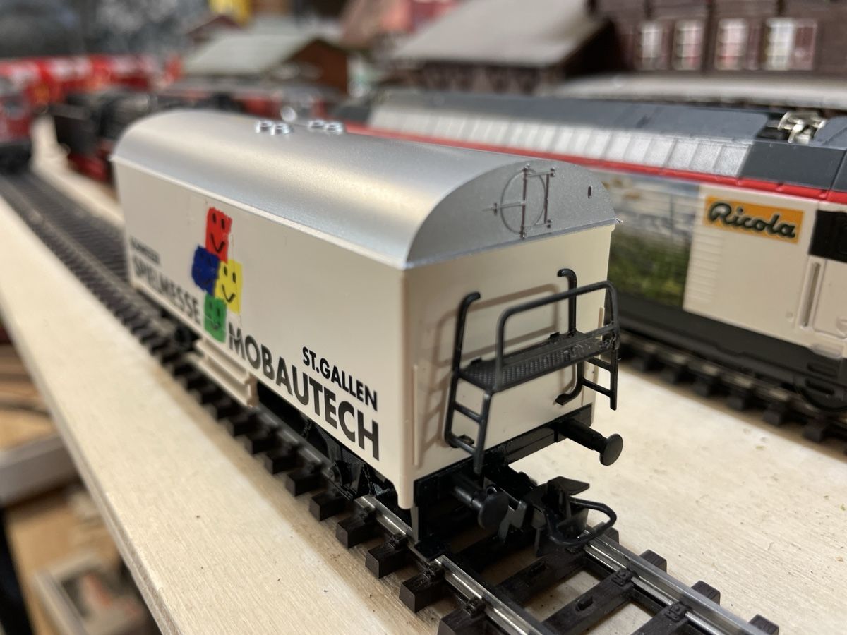Märklin Modellini di ferrovie: Märklin HO Wagen Spielmesse Mobatech St. Gallen – Nuovo e nell'imballaggio originale da Gossau SG venduto da Krokodil344 2