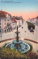 La Chaux de Fonds (NE) – Grande Fontaine et Rue Léopold