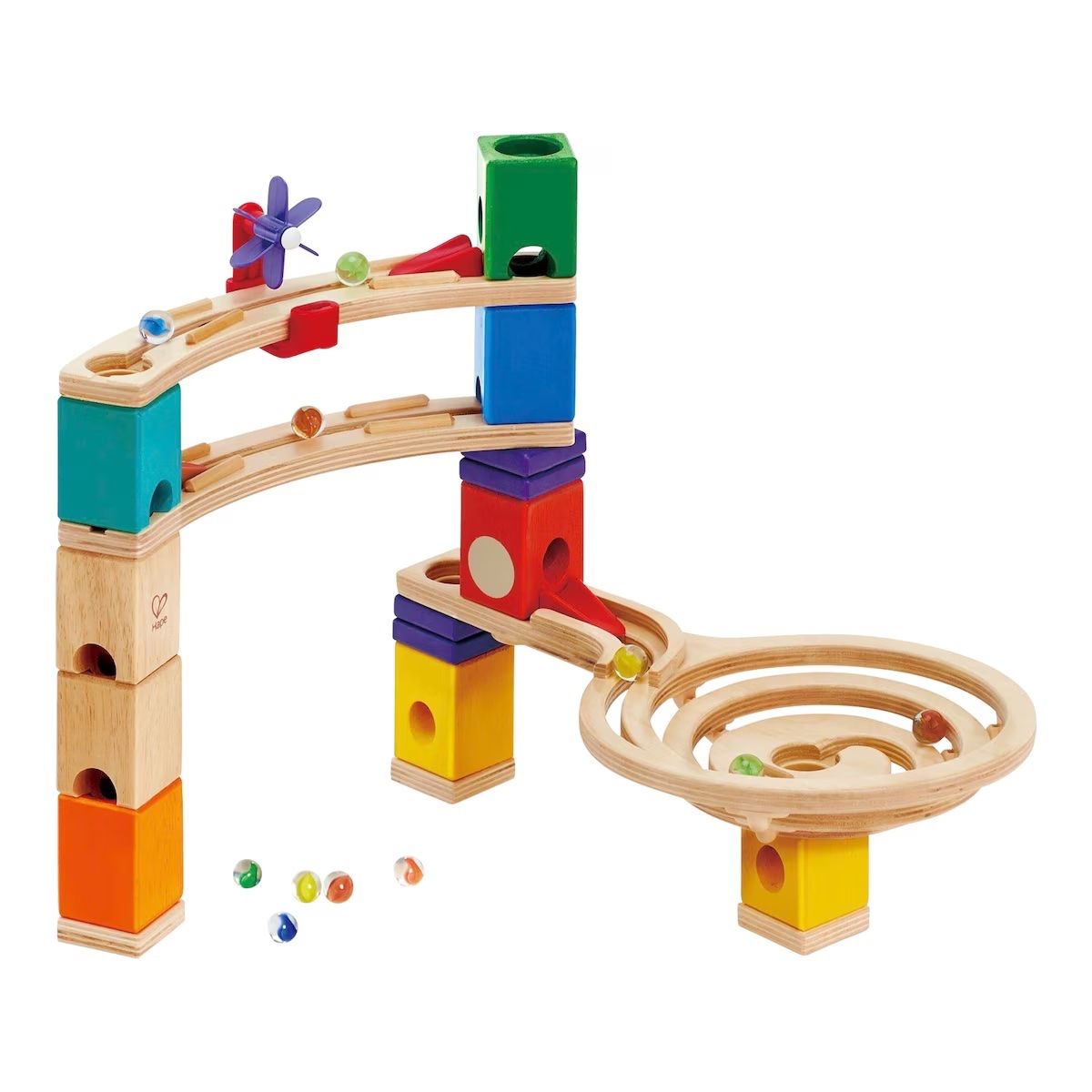 Quadrilla Spielzeuge: Hape Quadrilla Murmelbahn, 4-er Set – Gebraucht aus Langendorf von Wubri 6