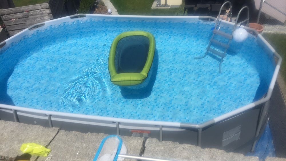 Bestway Pool 488 x 244 x 122, mit sensationellem Sandfilter Kaufen