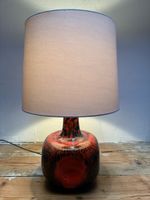 70er Jahre Keramik Lampe Tischlampe