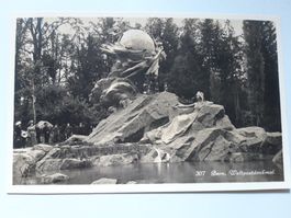 Bern Weltpostdenkmal, belebt