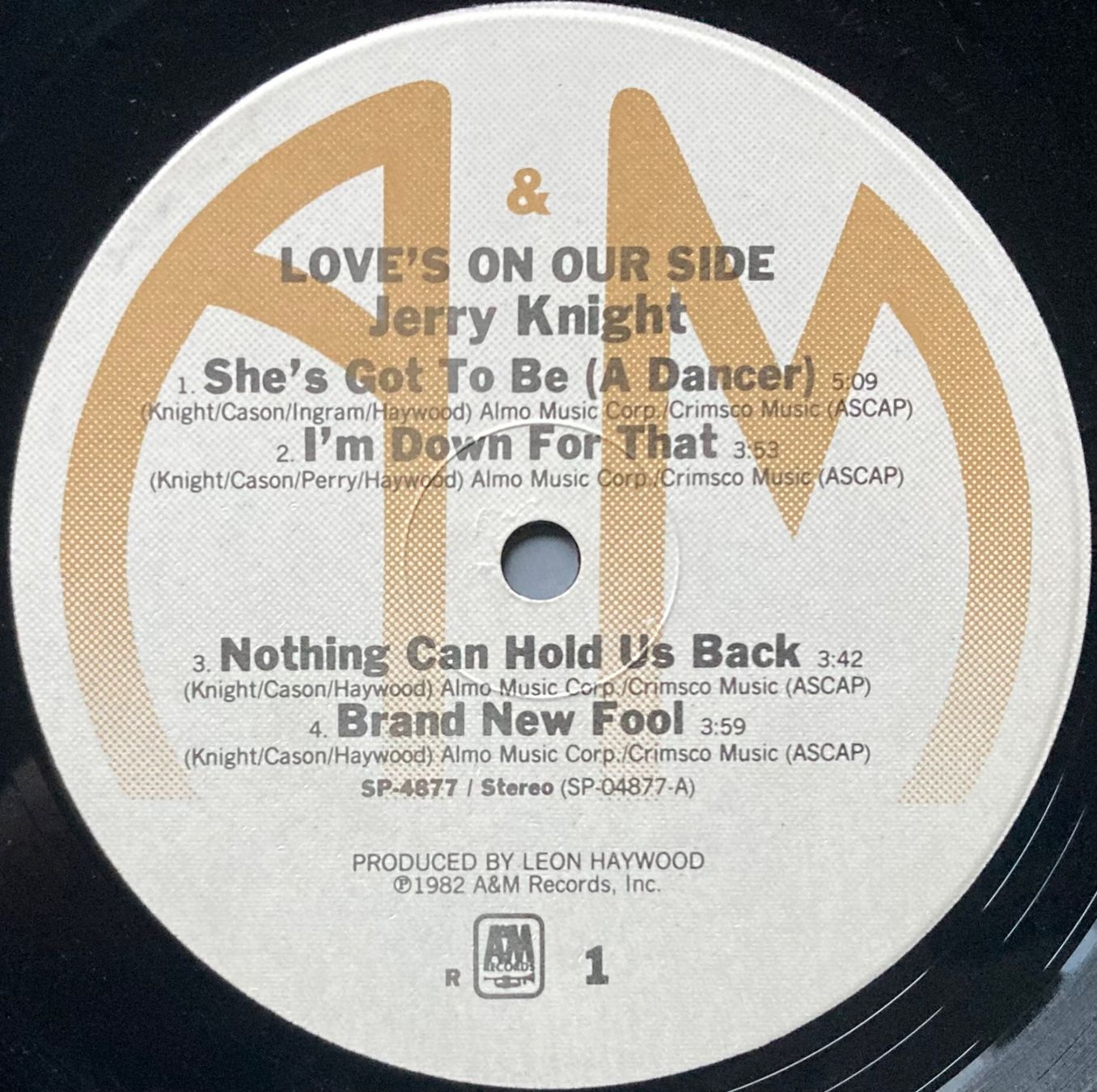 Dischi in vinile: JERRY KNIGHT - LOVE'S ON OUR SIDE – Usato da Poliez-Pittet venduto da Newtown-Records 2
