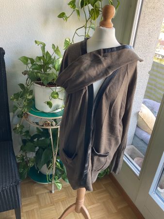 Sublime manteau/longue veste ZINGA AMSTERDAM 100% cachemire