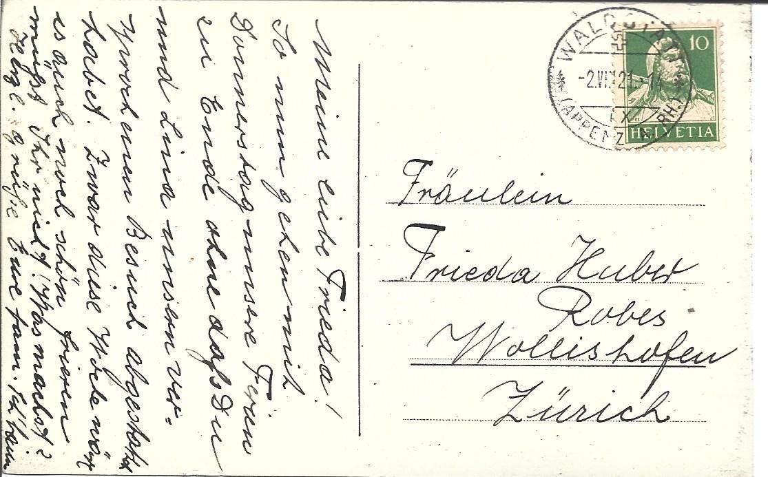 Cartoline postali: AK  Waldstatt – Usato da Appenzell venduto da mai25 1