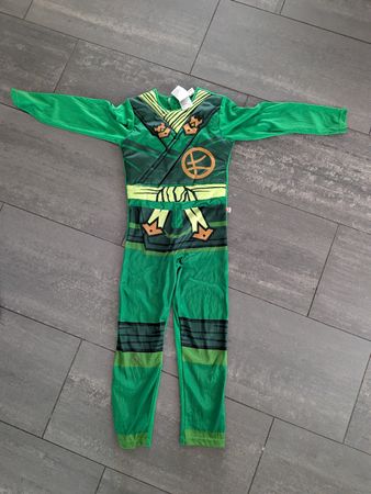Ninj Kostüm H&M Lego Ninjago grün, Grösse 122/128