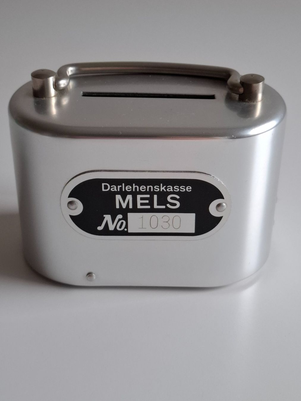 Salvadanai: Vintage Sparkässeli Darlehenskasse MELS. – Usato da Schaffhausen venduto da R_Muzh