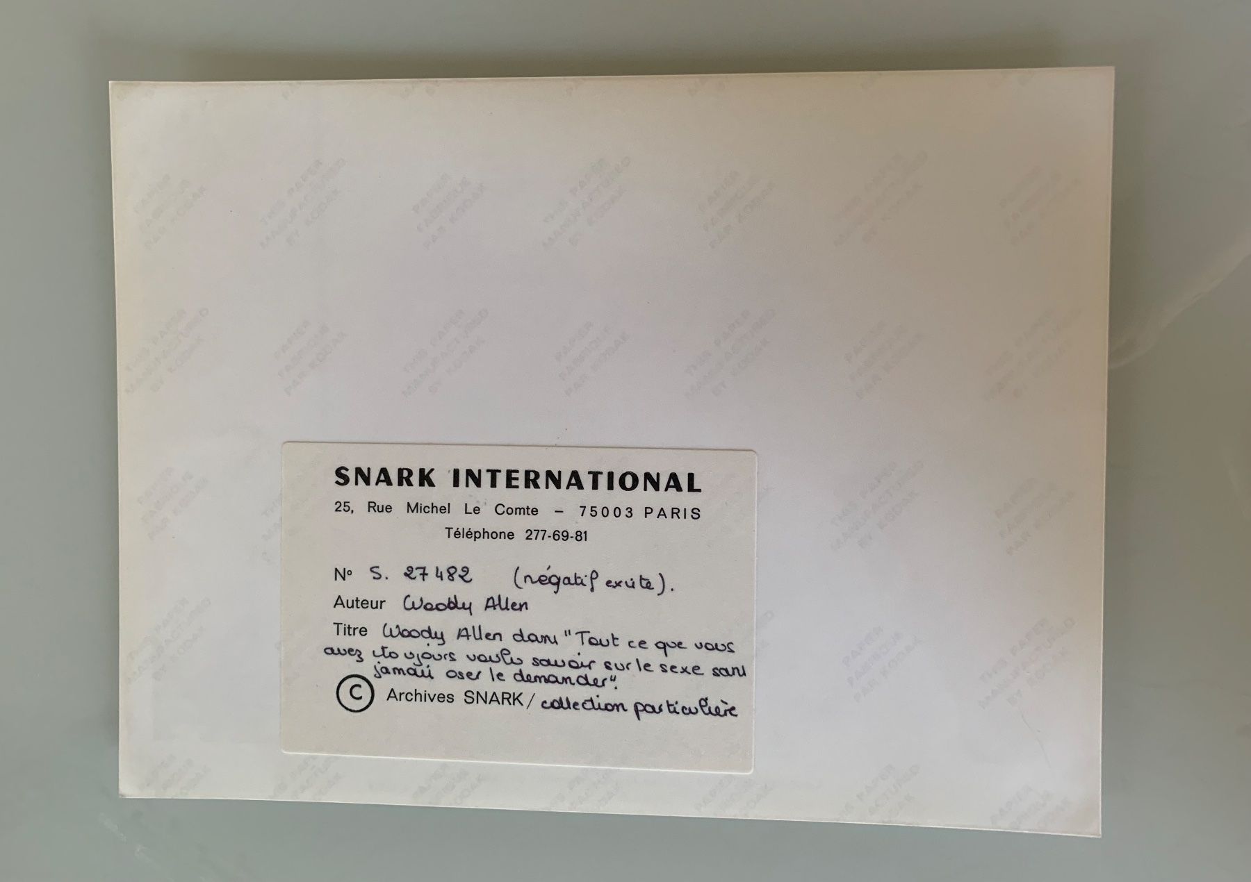 Foto & Immagini: Foto Woody Allen 1972 – Usato da Bern venduto da Artbrokerswitzerland 1
