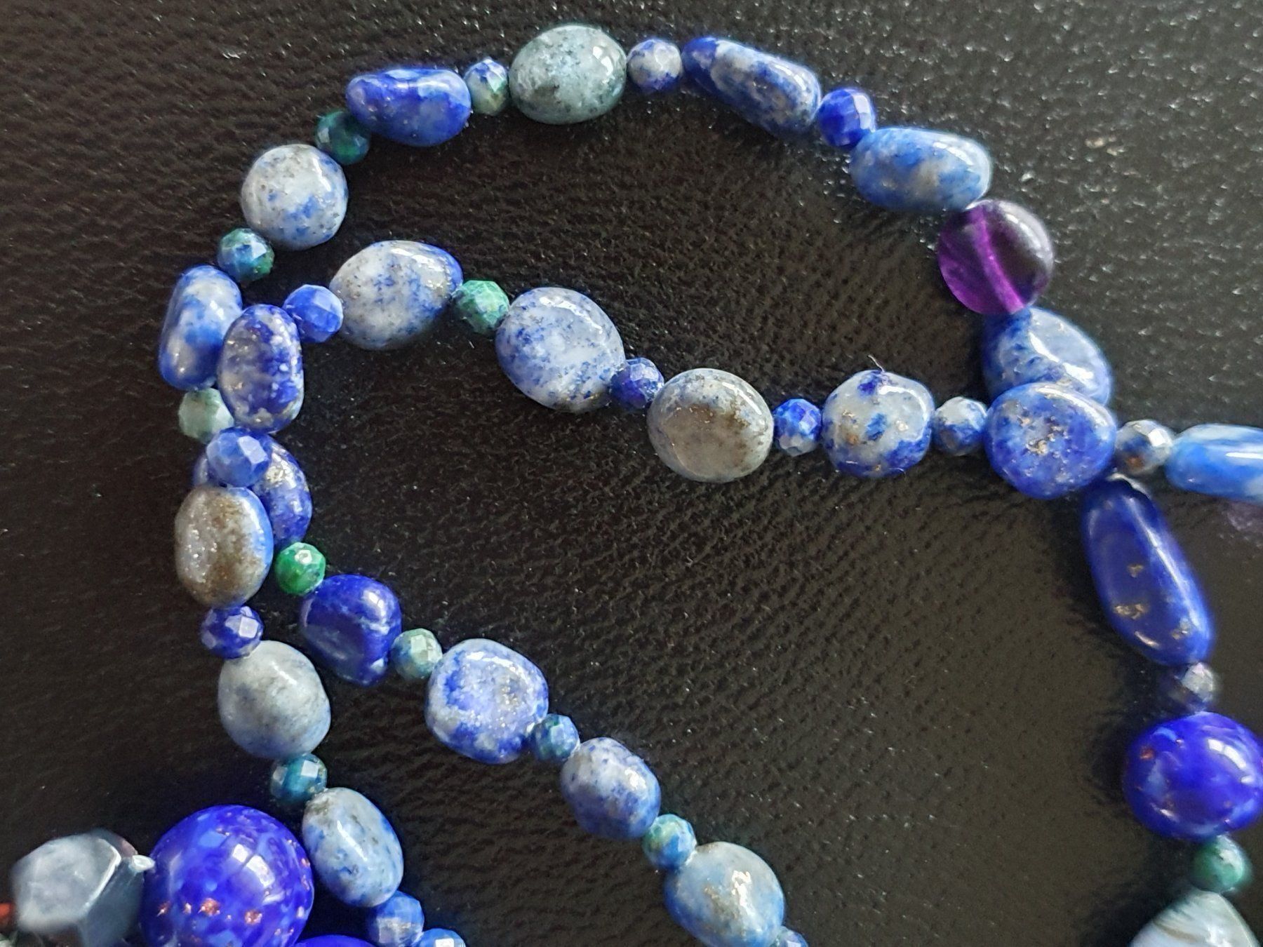 Murano Ketten: Murano glass mit Lapis Lazuli – Neu (gemäss Beschreibung) aus Benglen von Meercat3 4