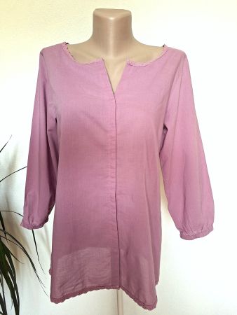 Blouse – chemise Lilas rose en coton– Globus– Gr. M