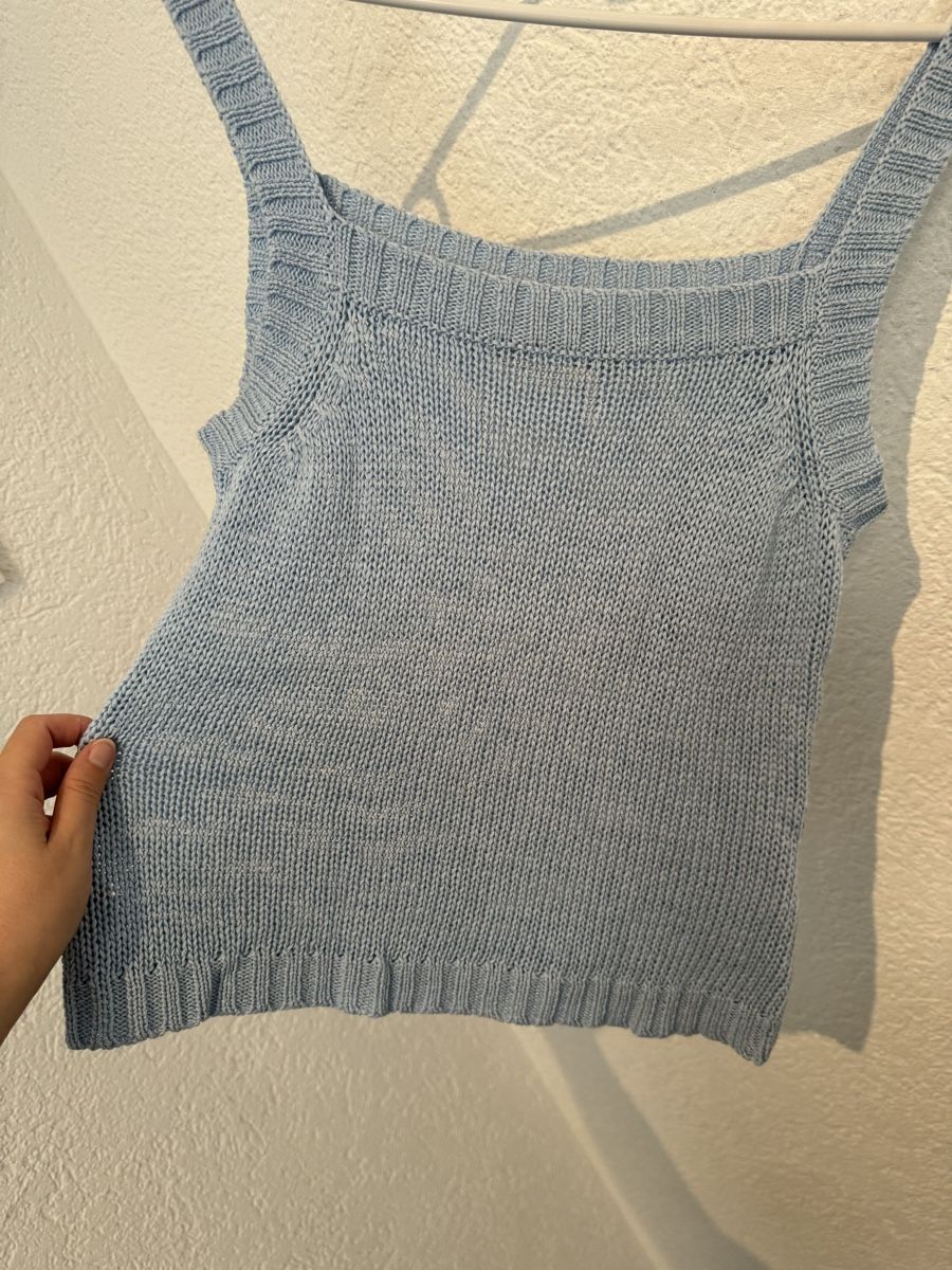 Tops: Helline Set (Top + Cardigan) hellblau Gr. 36 / S – Gebraucht aus Fislisbach von KolibriSecondhand 2