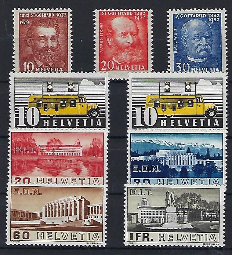Tutti i francobolli: 1932 - 1938 Werbemarken Lot postfrisch  15310 – Usato da Lunden venduto da Animus999