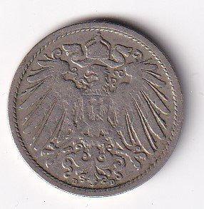Alle Münzen: Deutsches Reich 10 pf. 1900 D – Gebraucht aus Neuchâtel von karlpierrino 1