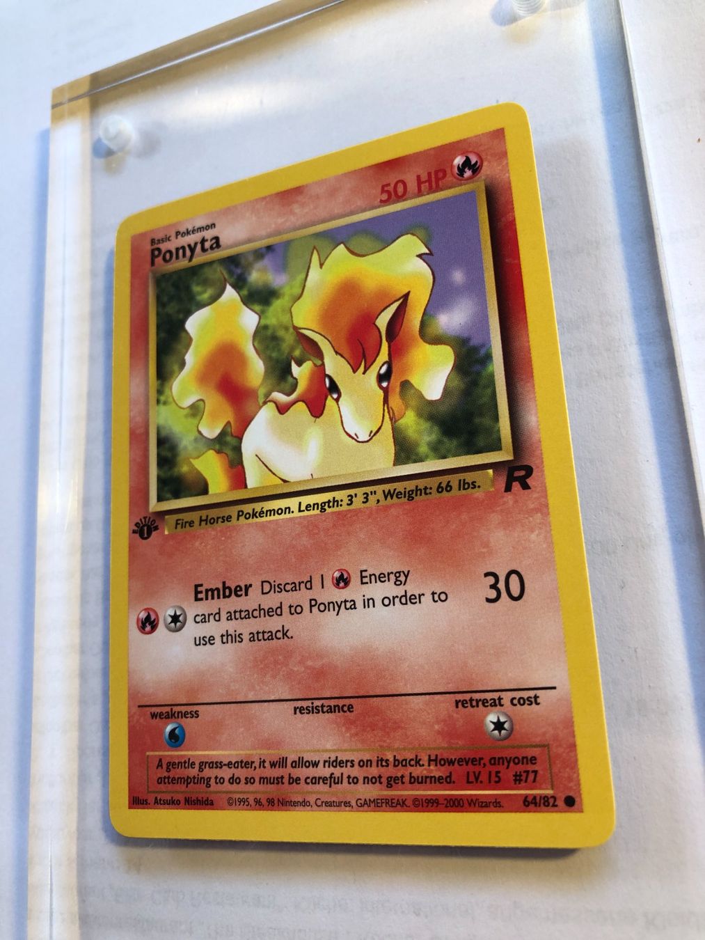 Sammelbilder & Trading cards: Ponyta 1st Team Rocket - MINT - ab 1.- – Gebraucht aus Giubiasco von dan_pr8b 2