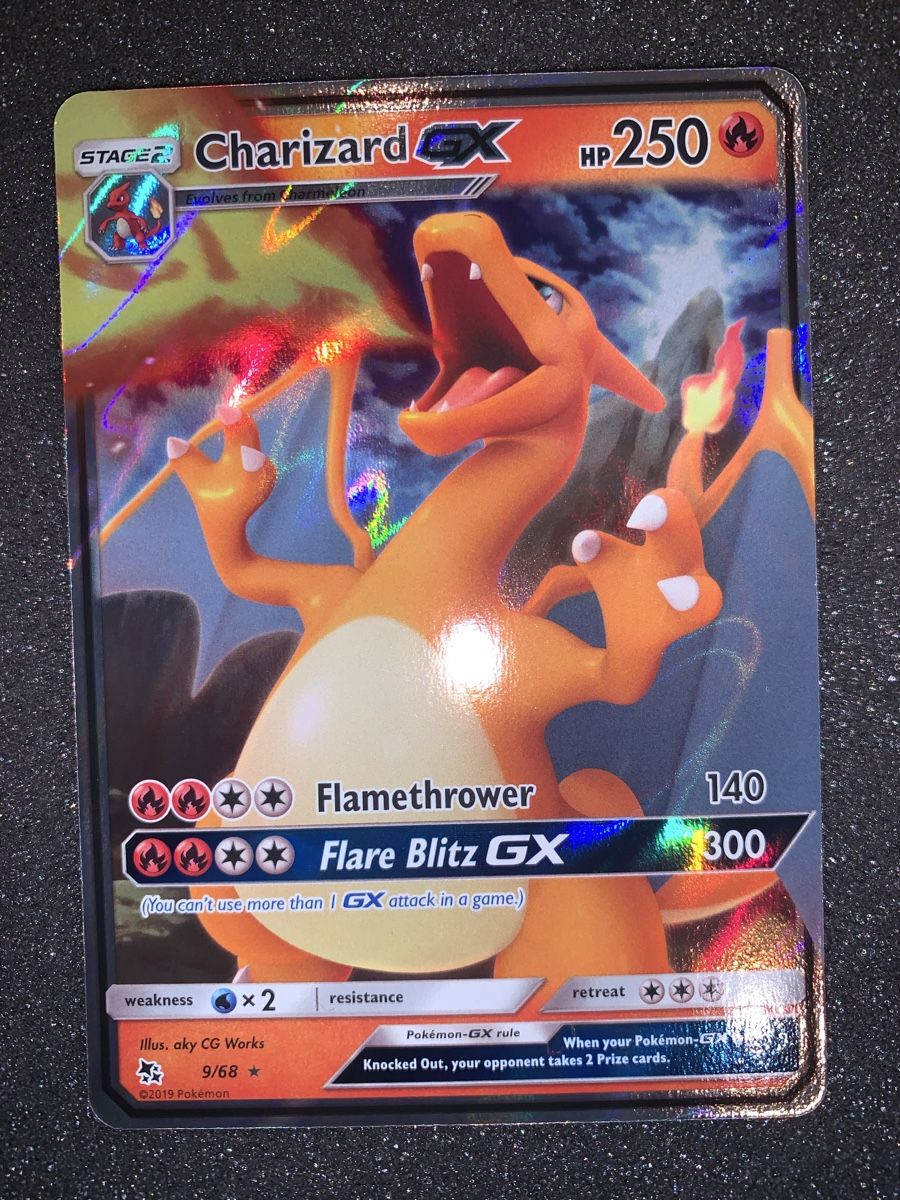 Pokémon Carte collezionabili: Charizard GX Stage 2 Holo 250 HP 9/68 – Usato da Bironico venduto da ars_z6lb