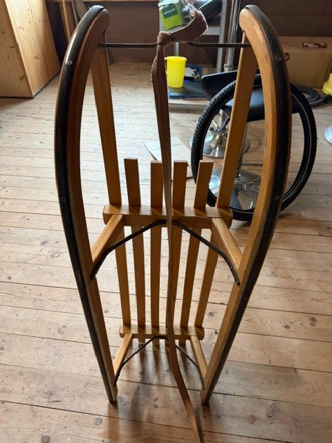 Luge: ORIGINAL DAVOSER CLASSIC Schlitten – D'occasion à Sennhof par Flatron4 2
