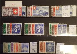 Schönes Lot Nr. 191 bis 239 postfrisch Kt. 285.-
