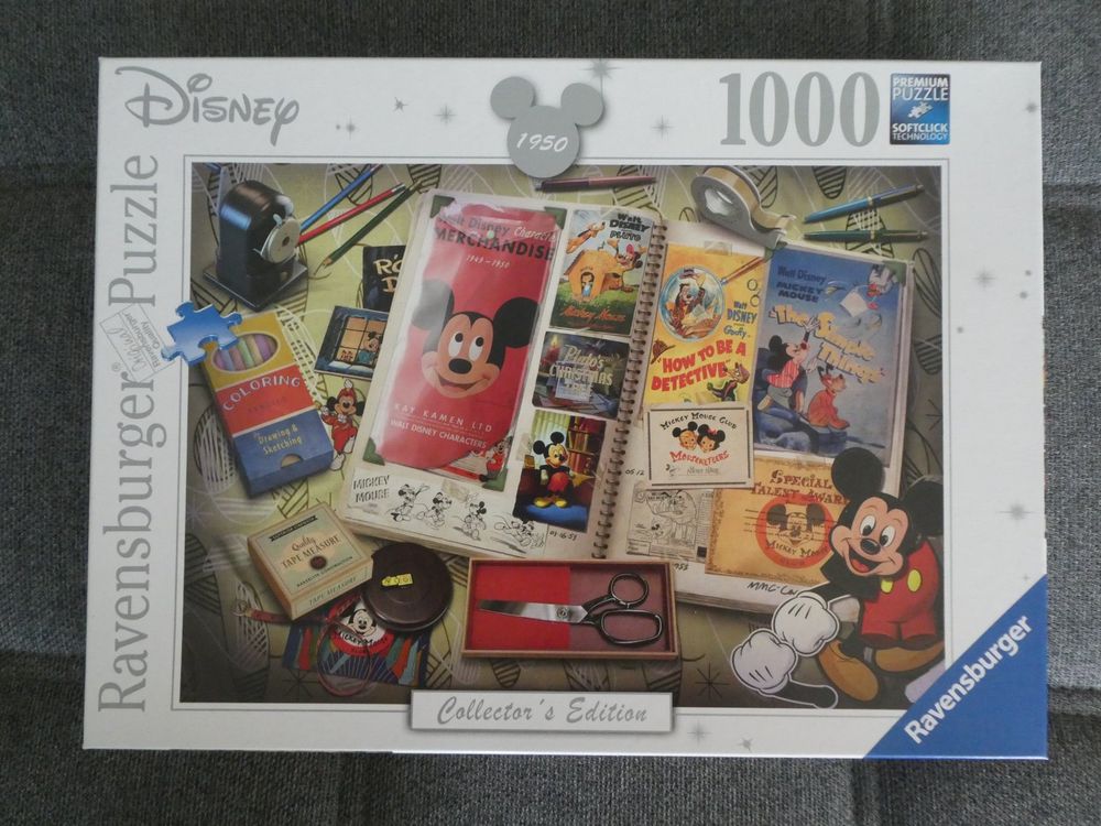 Mickey Aniversary 1950 Disney Ravensburger-Puzzle 1000 Teile (Neu ...