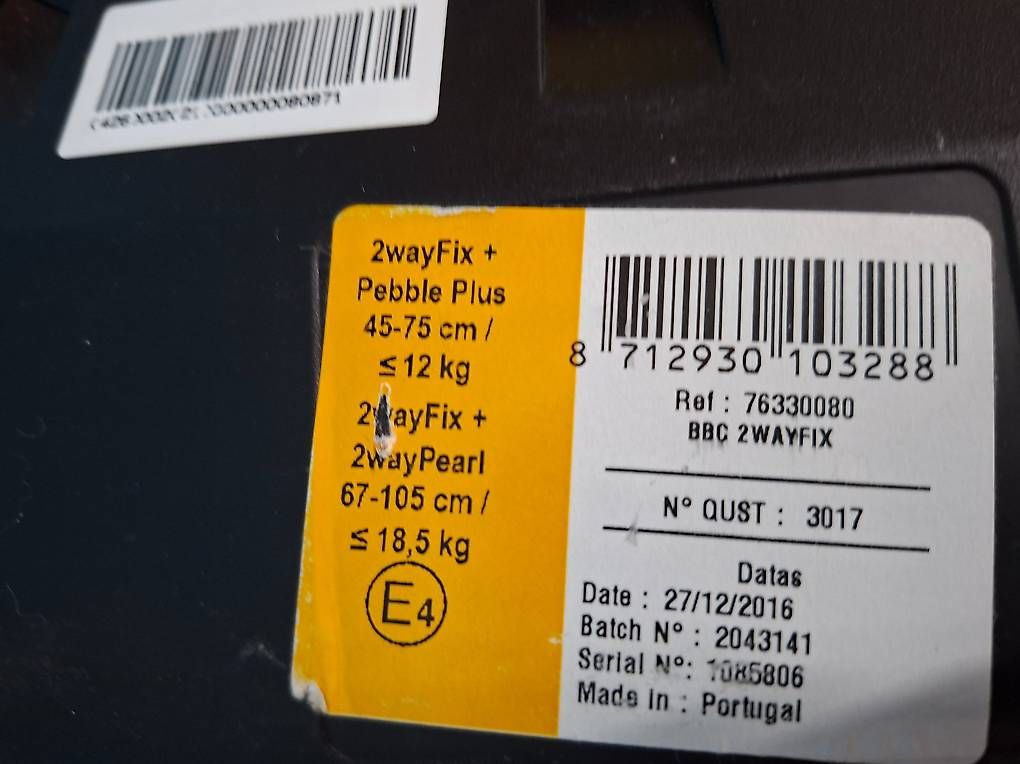 Seggiolini per auto: Base Isofix Bebeconfort/Maxicosi – Usato da Sierre venduto da noe_y7vf 2