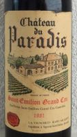1Fl. Chateau du Paradis 1981      Saint-Emilion Grand Cru