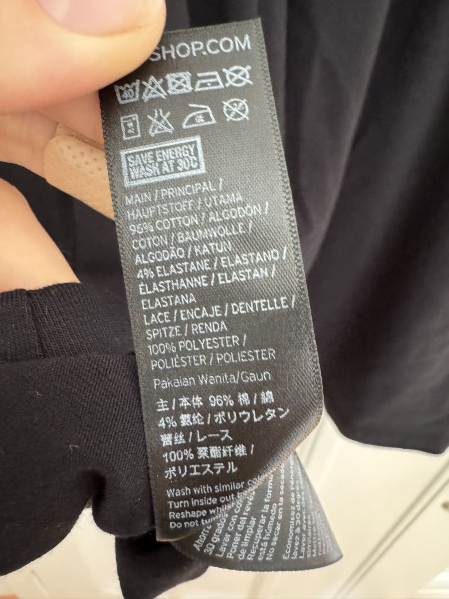 Topshop Vestiti: Schwarzes Sommerkleid Topshop – Usato da Zürich venduto da gioiali92 5