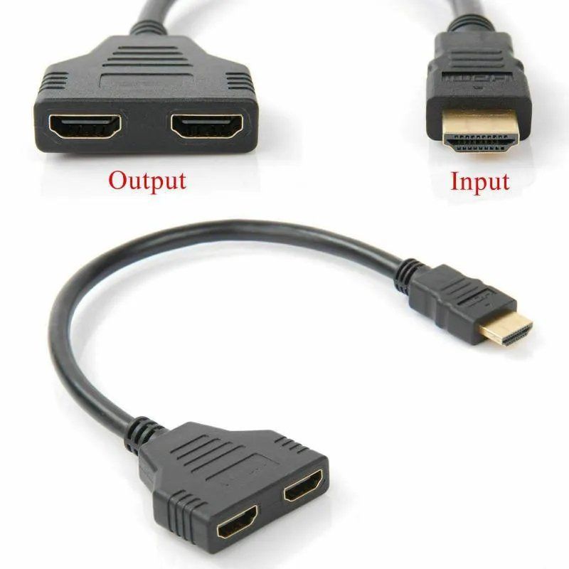 Adattatori: HDMI Splitter / Digitec CHF 30.85 / HDMI 1.4 Verteiler – Nuovo e nell'imballaggio originale da Uster venduto da -FPS- 3