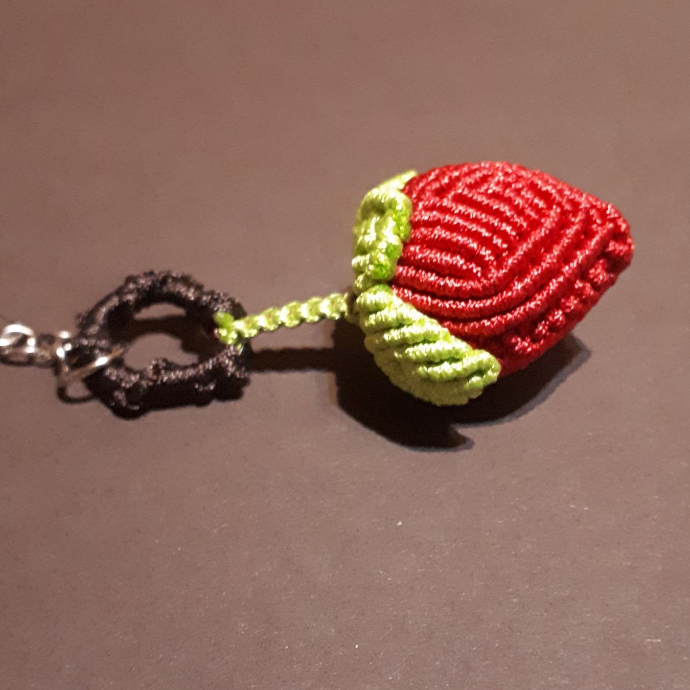Porte-clés: Makramee 3D Herz – Neuf (Voir description) à Plagne par Reticulum01 4