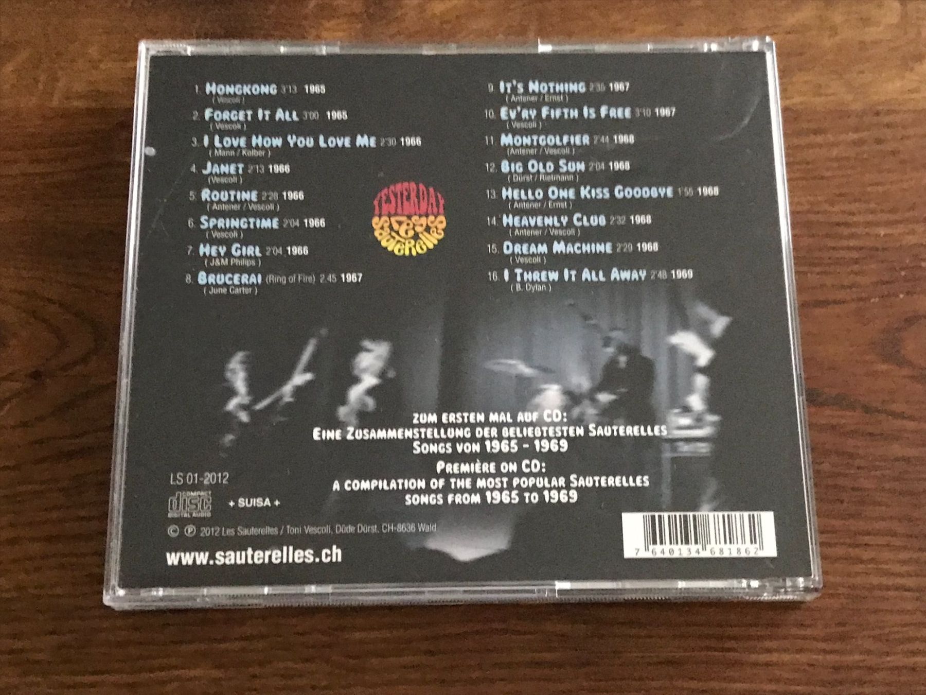 CD: LES SAUTERELLES - Yesterday - Swiss Beat – Usato da Buchs AG venduto da Archie 2