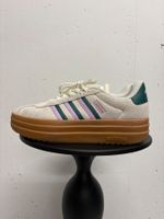 Adidas VL Court Bold Sneaker Plateau 39.5 Wildleder creme