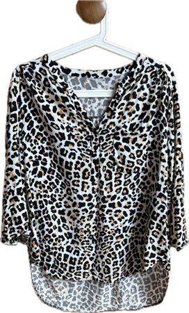 Coole Tunika im Leo-Look, Gr. M/L– Perfekt für den Frühling!