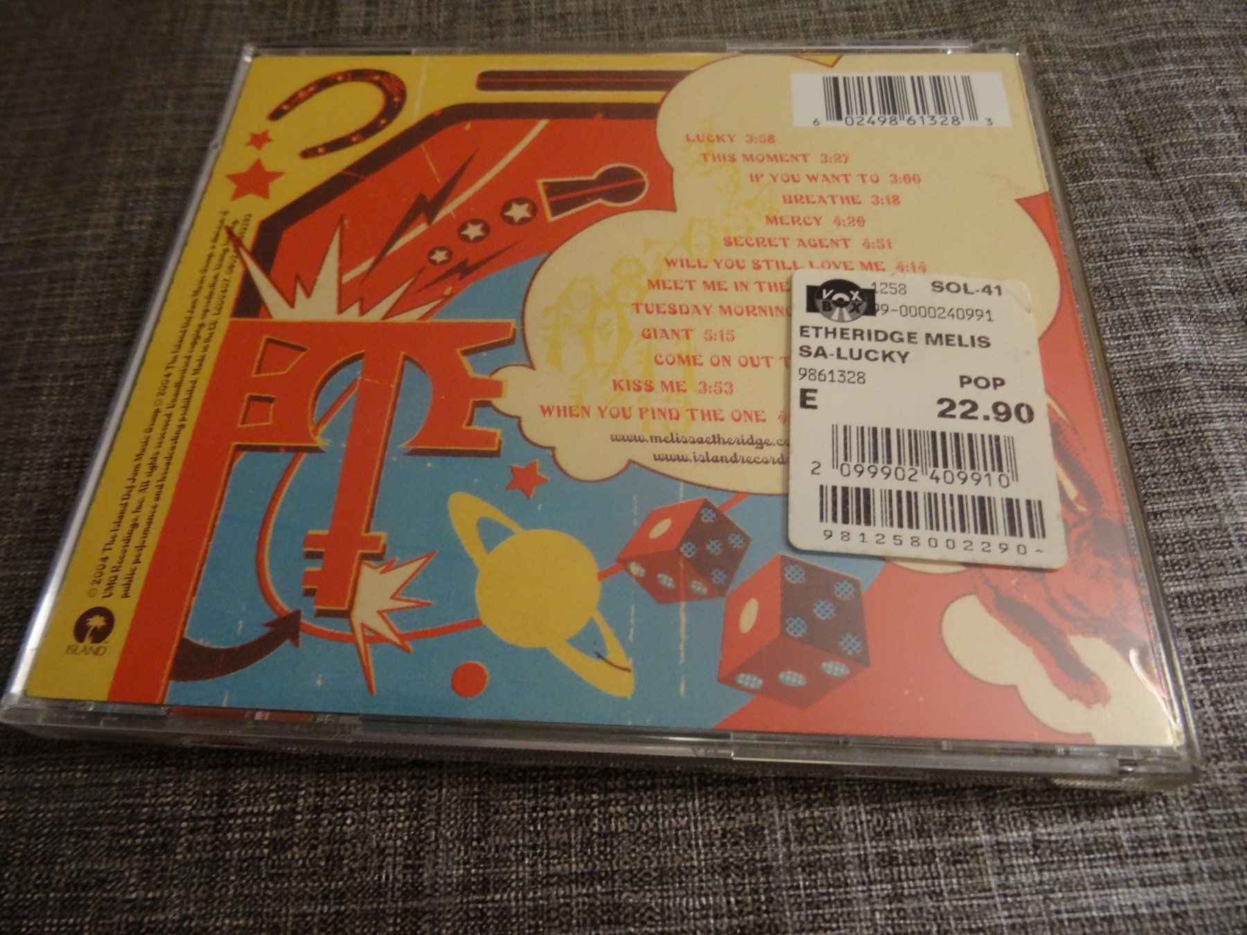 CD: Melissa Etheridge - Lucky - CD – Usato da Olten venduto da Disc-Ausverkauf 1