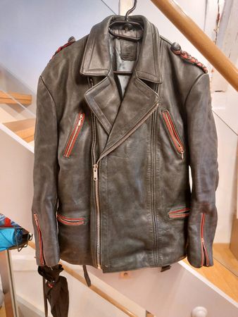 Lederjacke 
