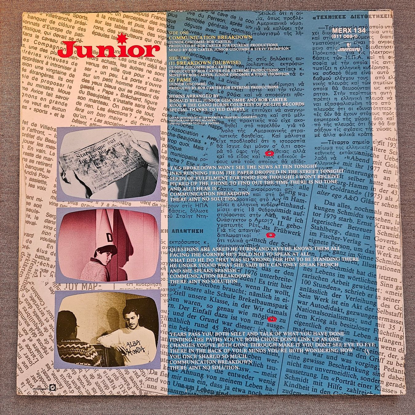 Vinyles: Junior - Communication Breakdown 12" Vinyl – D'occasion à Männedorf par egl_nfg9 1