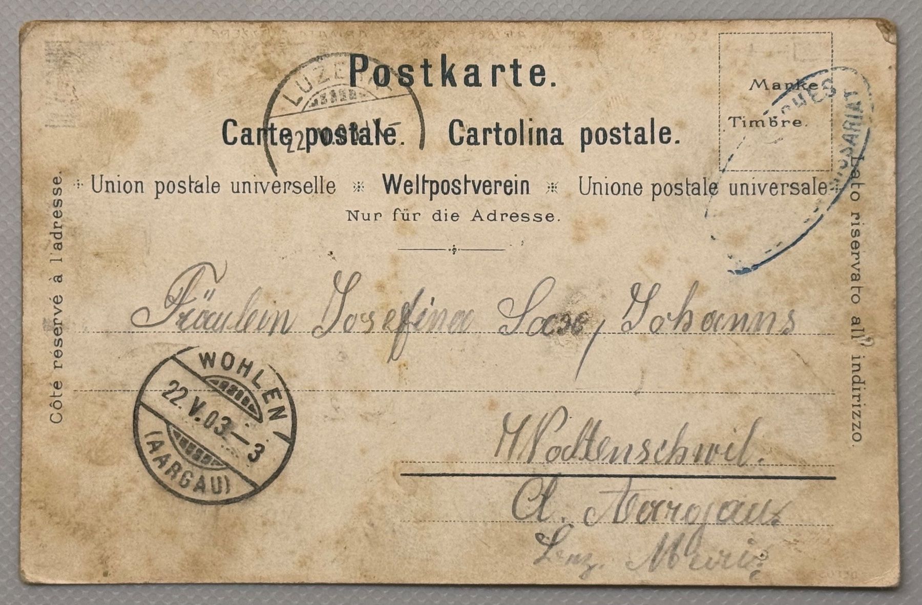 Cartoline postali: Alte Ansichtskarte: Schweizer Armee, Sommer in Winterthur – Usato da Andwil SG venduto da Ariisa1234 1