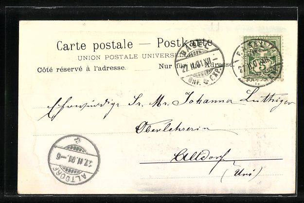 Cartoline postali: Basel, St. Albantor, Alte Rheinbrücke – Usato da Berlin venduto da bartko-reher 1