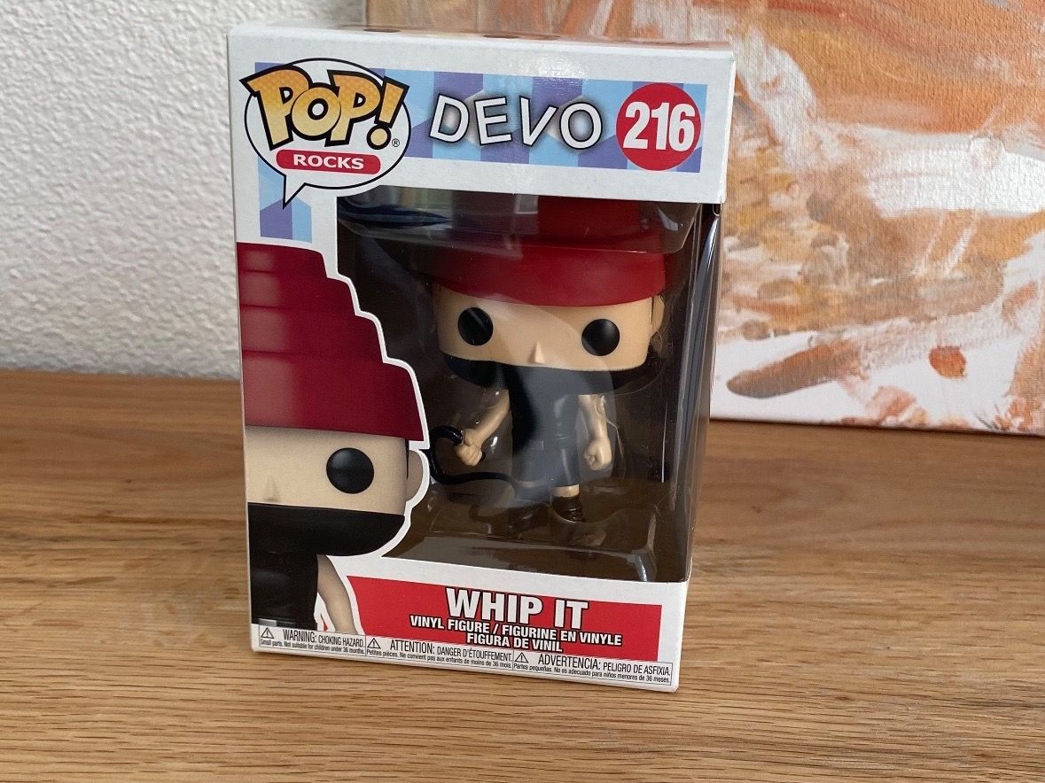 Funko Statuette: Funko Pop - Devo - Whip It #216 – Nuovo e nell'imballaggio originale da Oensingen venduto da CSCollectors