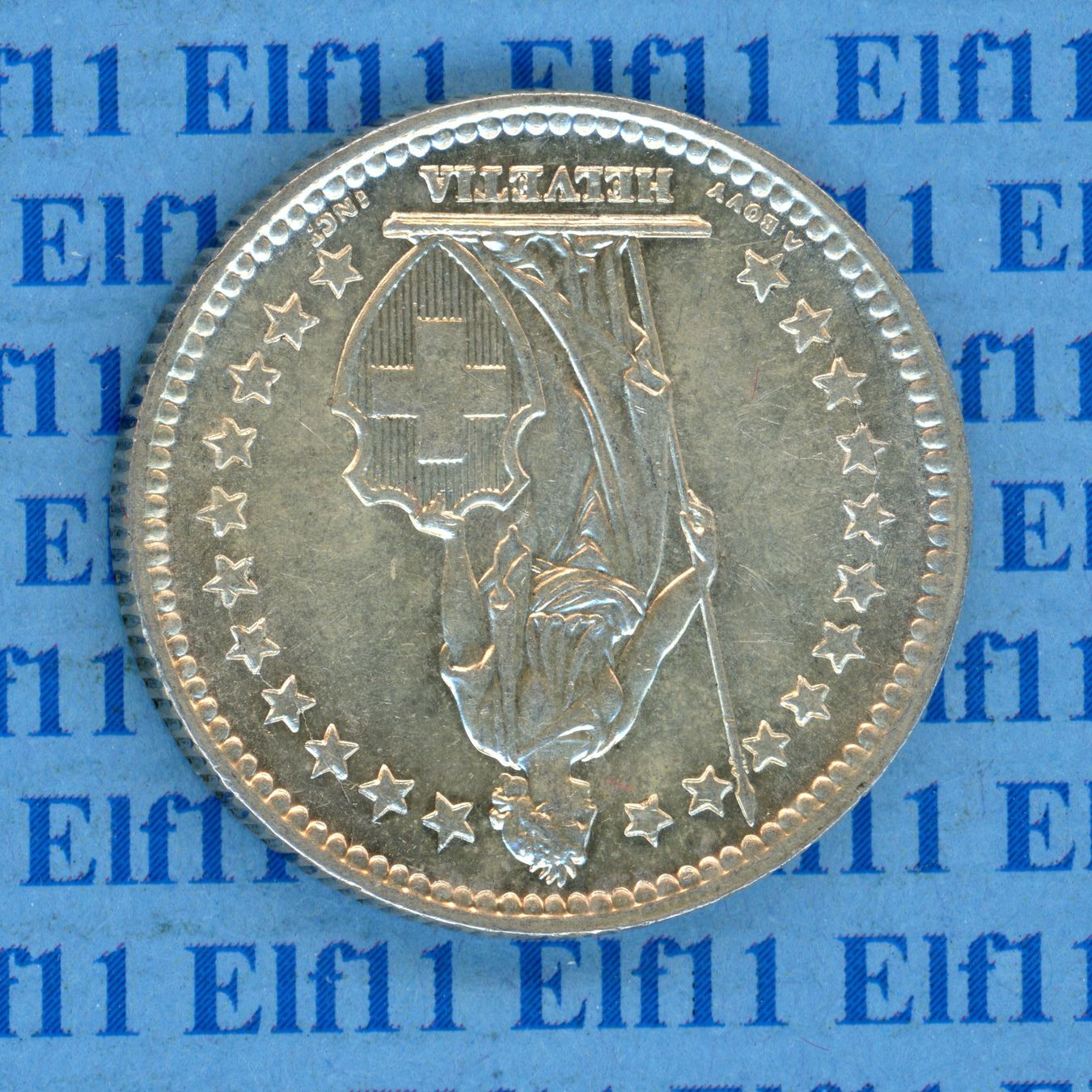 Tutti le monete: CHF___2.00 1944 -unz 2 Franken – Usato da Widnau venduto da Elf11 1