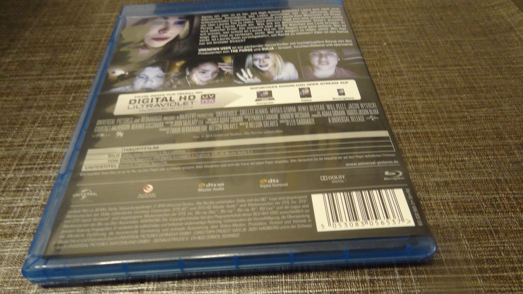 Alle DVDs: Unknown User BLU-RAY – Gebraucht aus Olten von Disc-Verkauf 2
