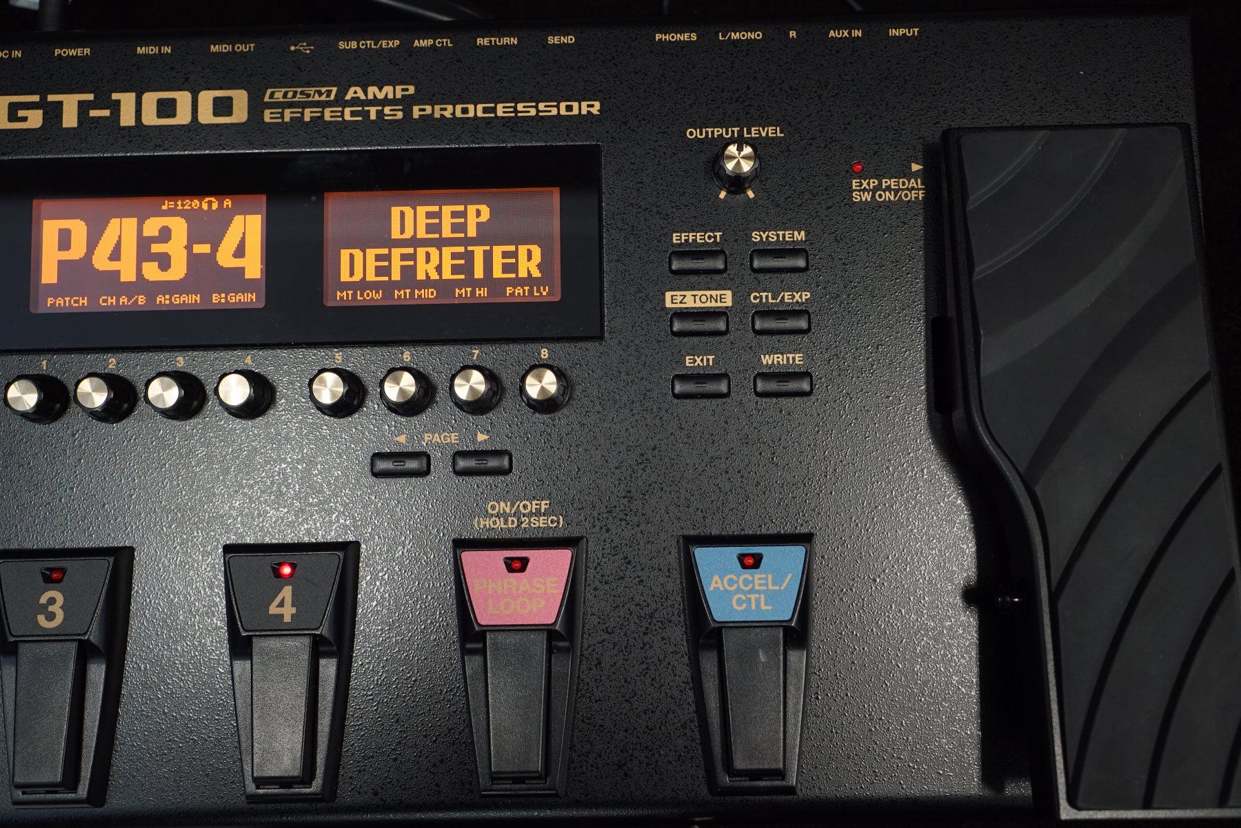 Roland Strumenti musicali: Boss GT-100 Amp Effects Proc. V.2 Multieffekt und Amp-Modeli – Usato da Ortschwaben venduto da Musictrade 3