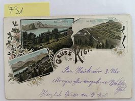 Gruss vom Rigi, 1902