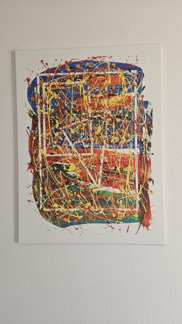 Gemälde: Tableau abstrait unique, œuvre d'art originale! – Neu (gemäss Beschreibung) aus Le Locle von fab_c9hh